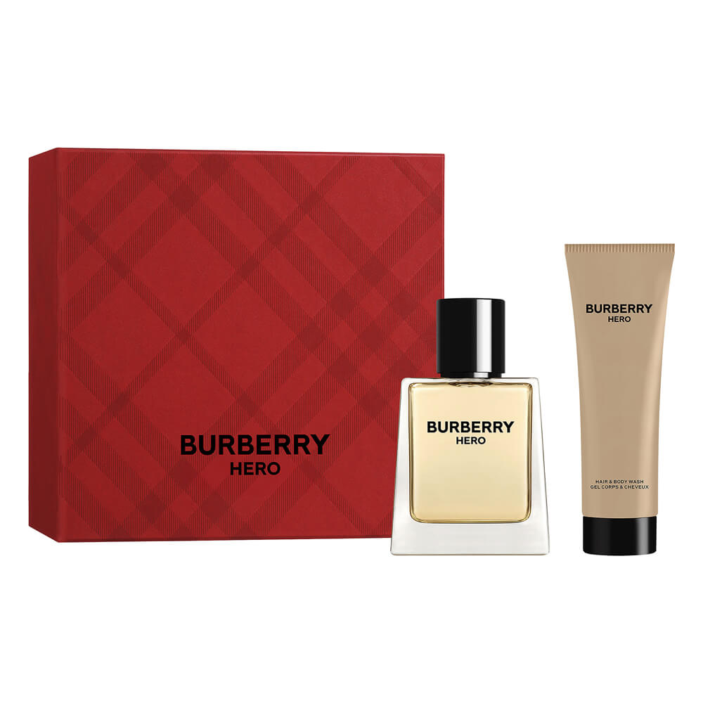 Burberry Hero Giftset Edt Spray 50ml/Shower Gel 75ml   set x 125 ml