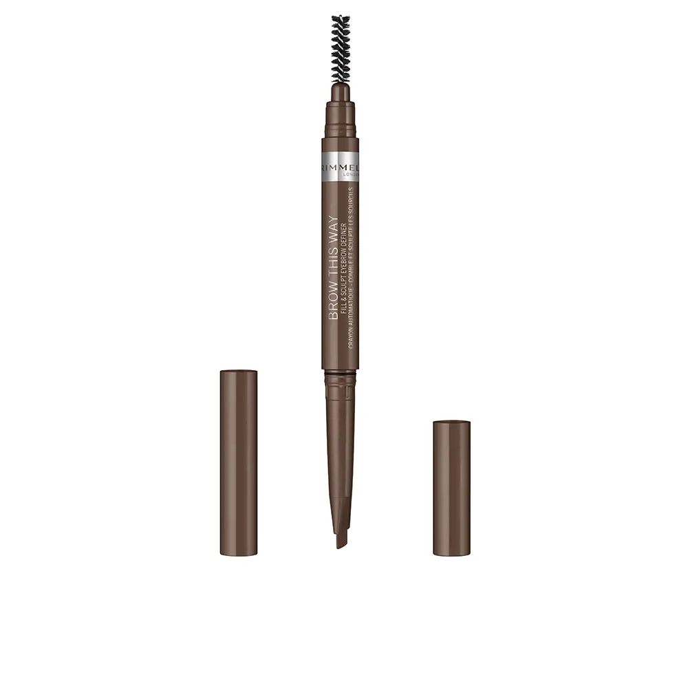 RIMMEL LONDON BROW THIS WAY eyebrow pencil #02-medium brown 0.25 gr