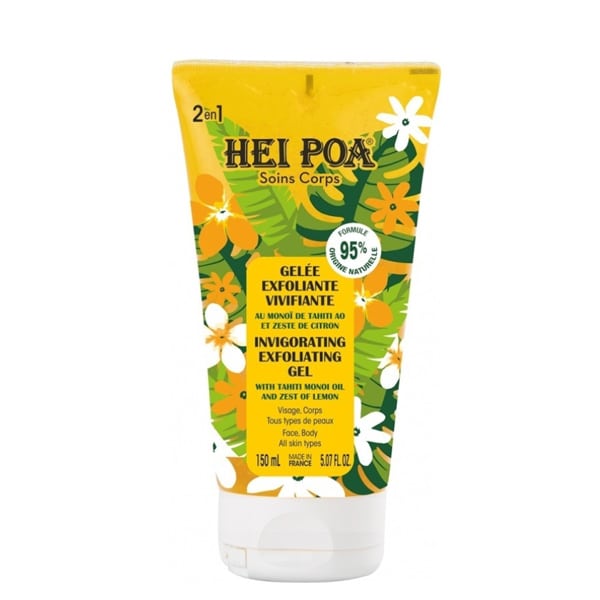 Hei Poa Invigorating Exfoliating Gel With Tahiti Monoi Oil   150 ml