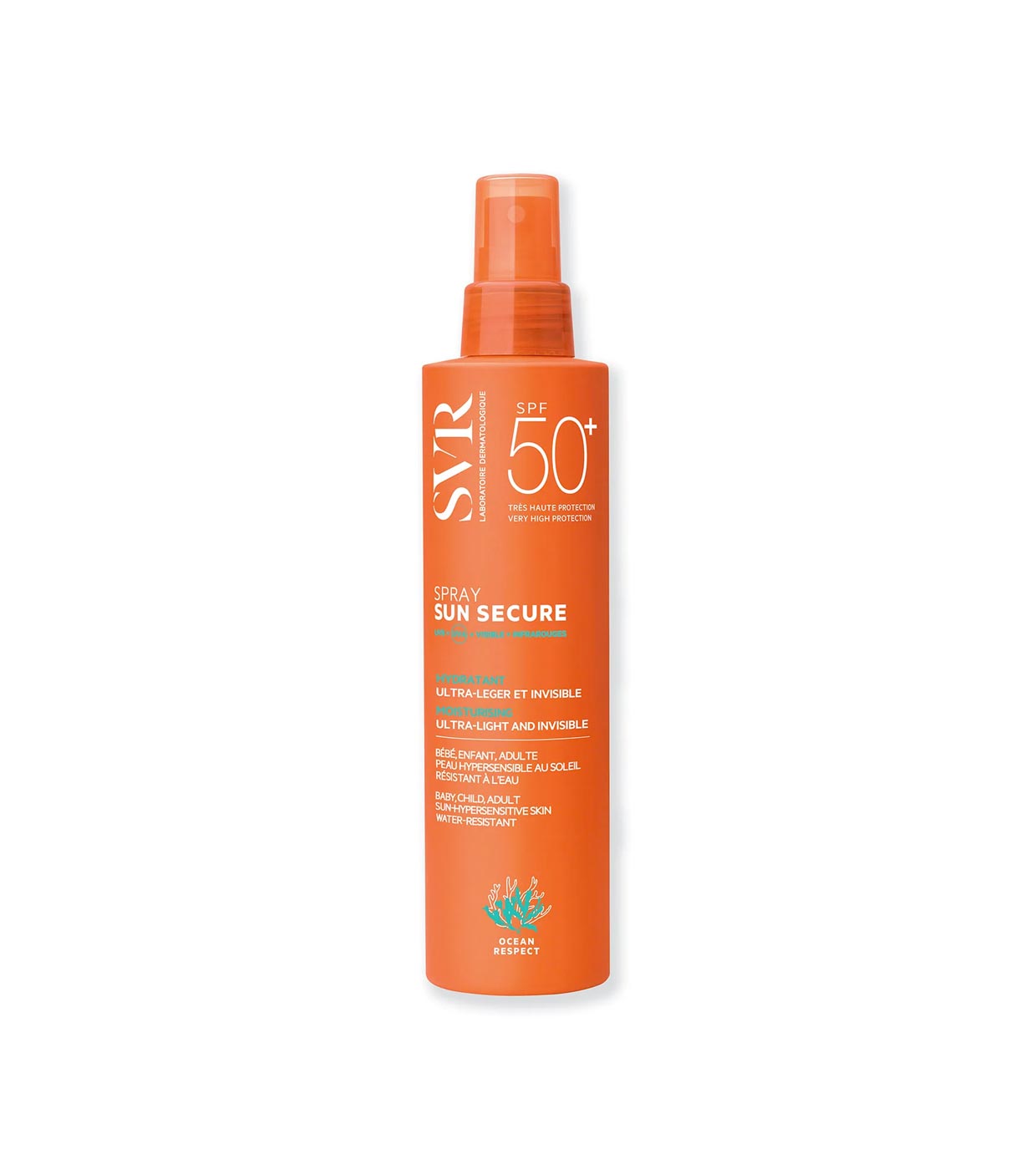 SVR Sun Secure Invisible Spray SPF50+ Alcohol-Free   200 ml