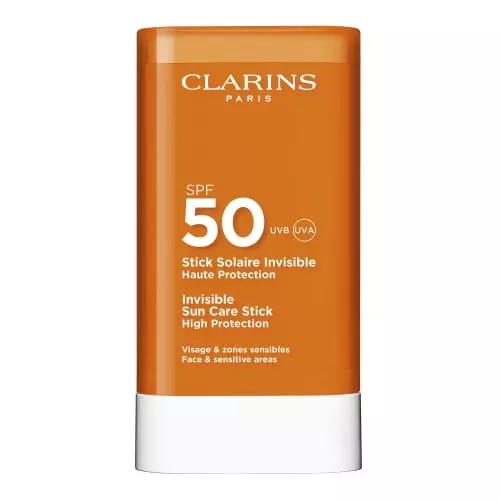 Clarins Invisible Sun Care Stick SPF50 Sensitive Areas   17 g