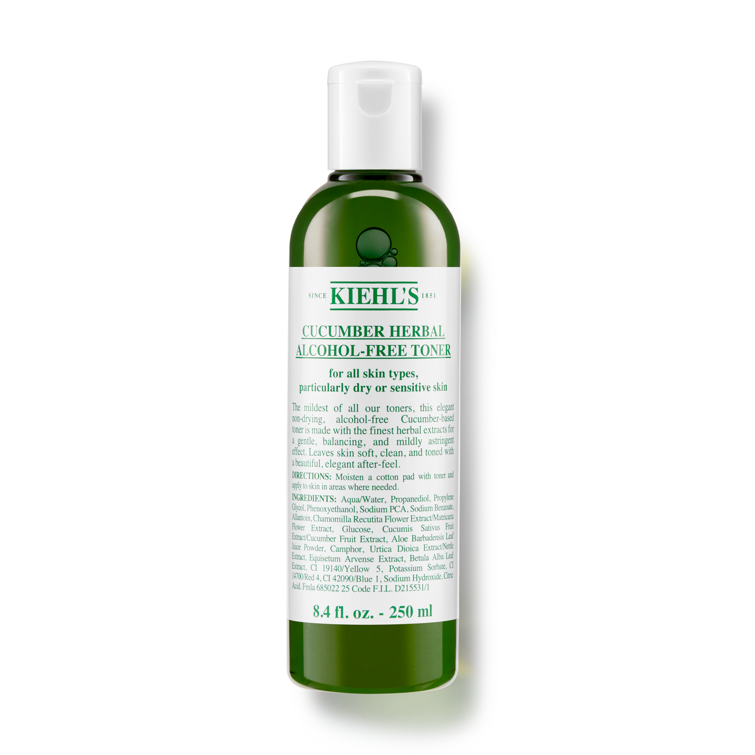 Kiehl's Cucumber Herbal Alcohol Free Toner  x 250 ml