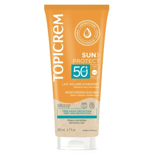 TOPICREM SUN PROTECT moisturizing sun milk SPF50 200 ml