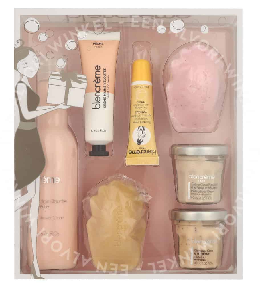 Blancreme Cristal Mango Peach Set 10ml/30ml/70gr/70gr/200ml/40ml/40ml   set x 460 ml