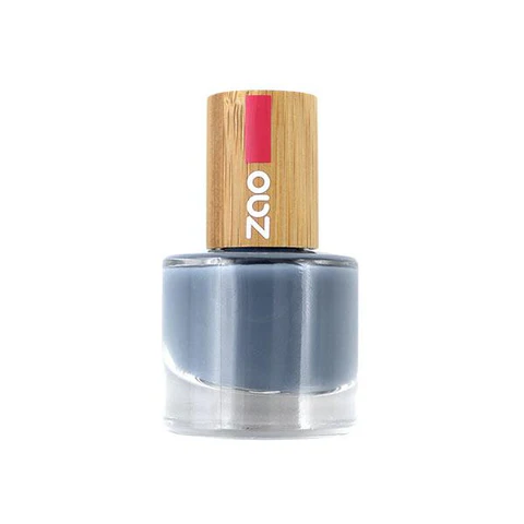 Zao Nail Polish #670 Bleu Gris   8 g
