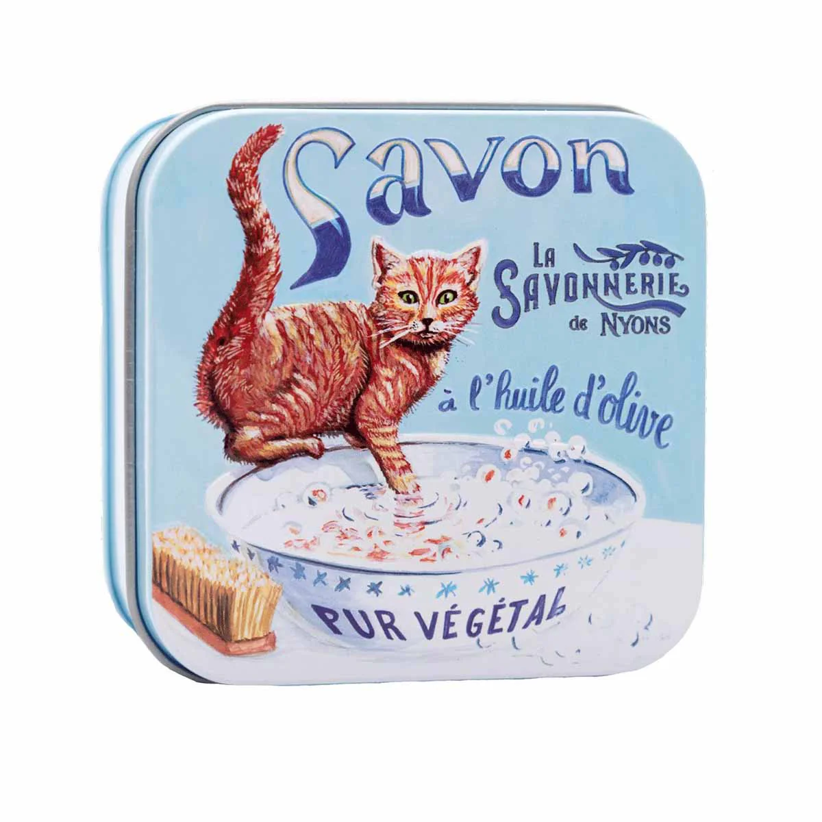 La Savonnerie De Nyons Soap Bar + Metal Box Red Clay   100 g