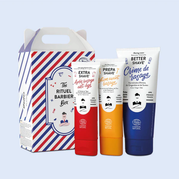 Monsieur Barbier The Ritual Barbier Box After Shave Balm 75ml/Pre Shaving Lotion 75ml/Shaving Cream 175ml   set x 325 ml