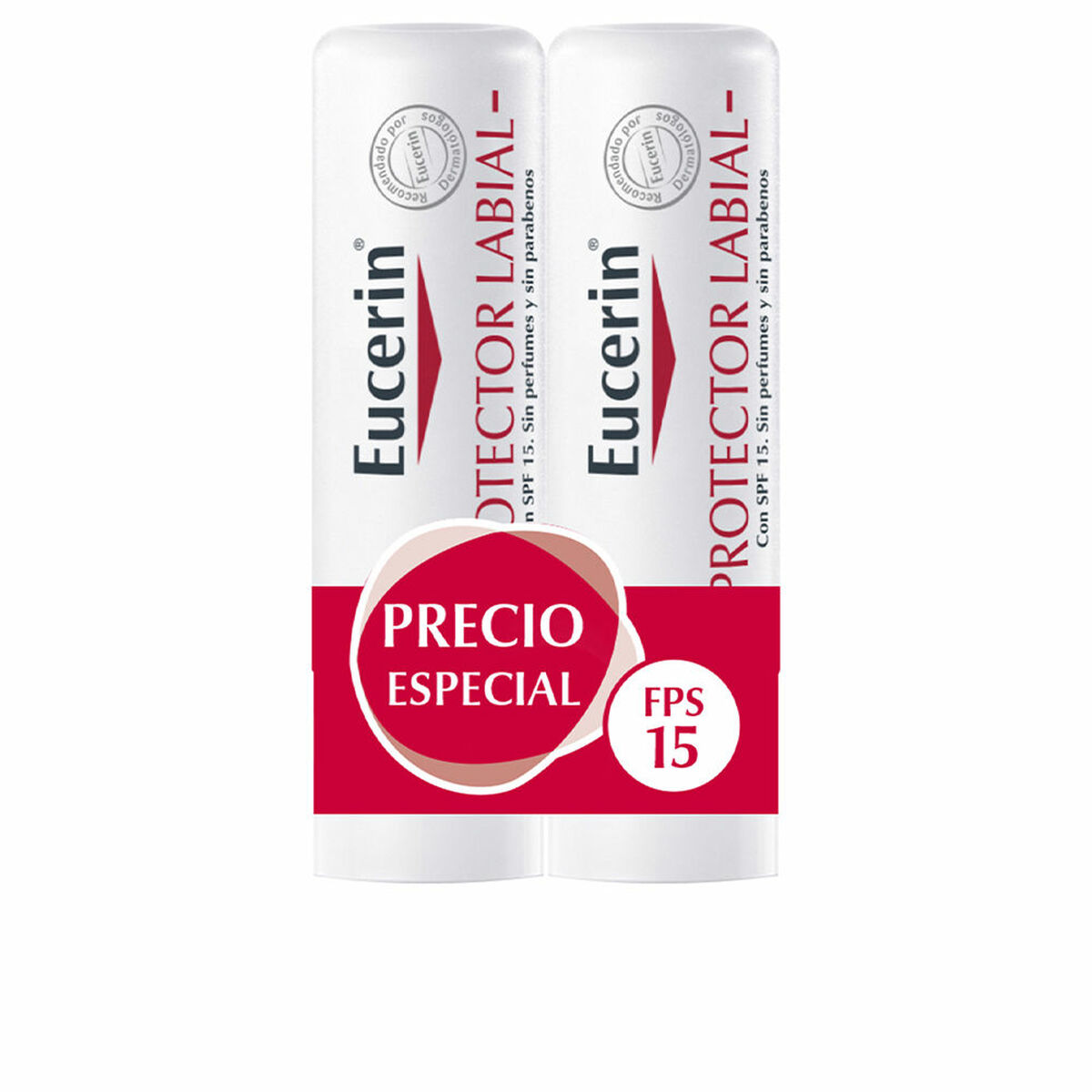 Προστατευτικό χειλιών Eucerin PH5 Pack Spf 15 x2 (4,8 g)