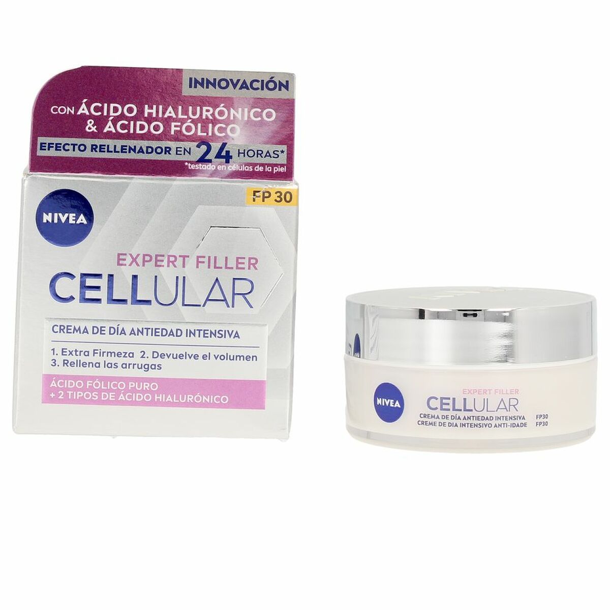 NIVEA CELLULAR FILLER hyaluronic & folic day cream SPF30 50 ml