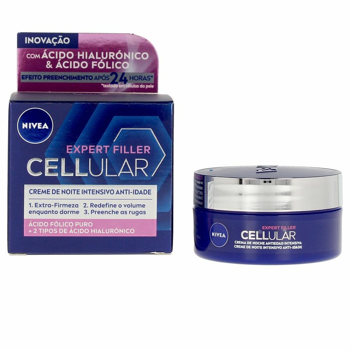 NIVEA CELLULAR FILLER hyaluronic & folic night cream 50 ml
