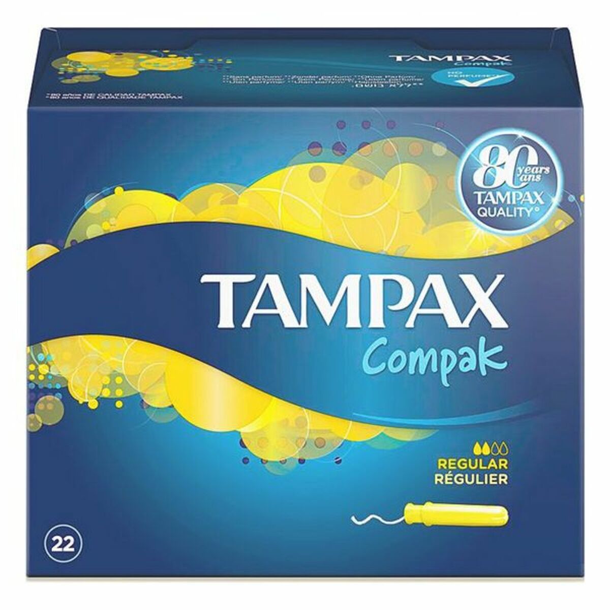 TAMPAX TAMPAX COMPAK regular buffer 22 units