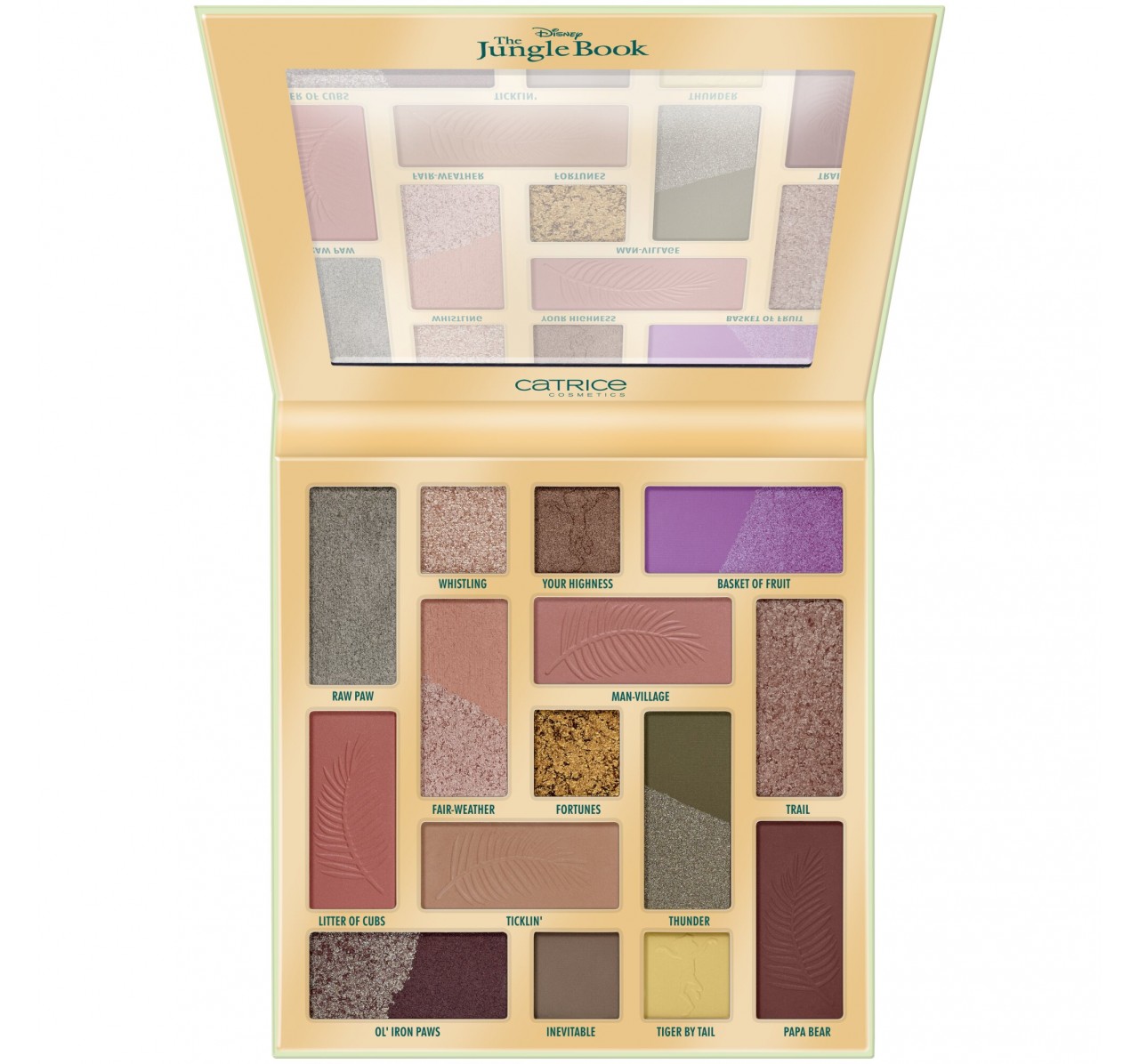 Catrice Disney The Jungle Book Eyeshadow Palette 010 Bare Necessities   28 g