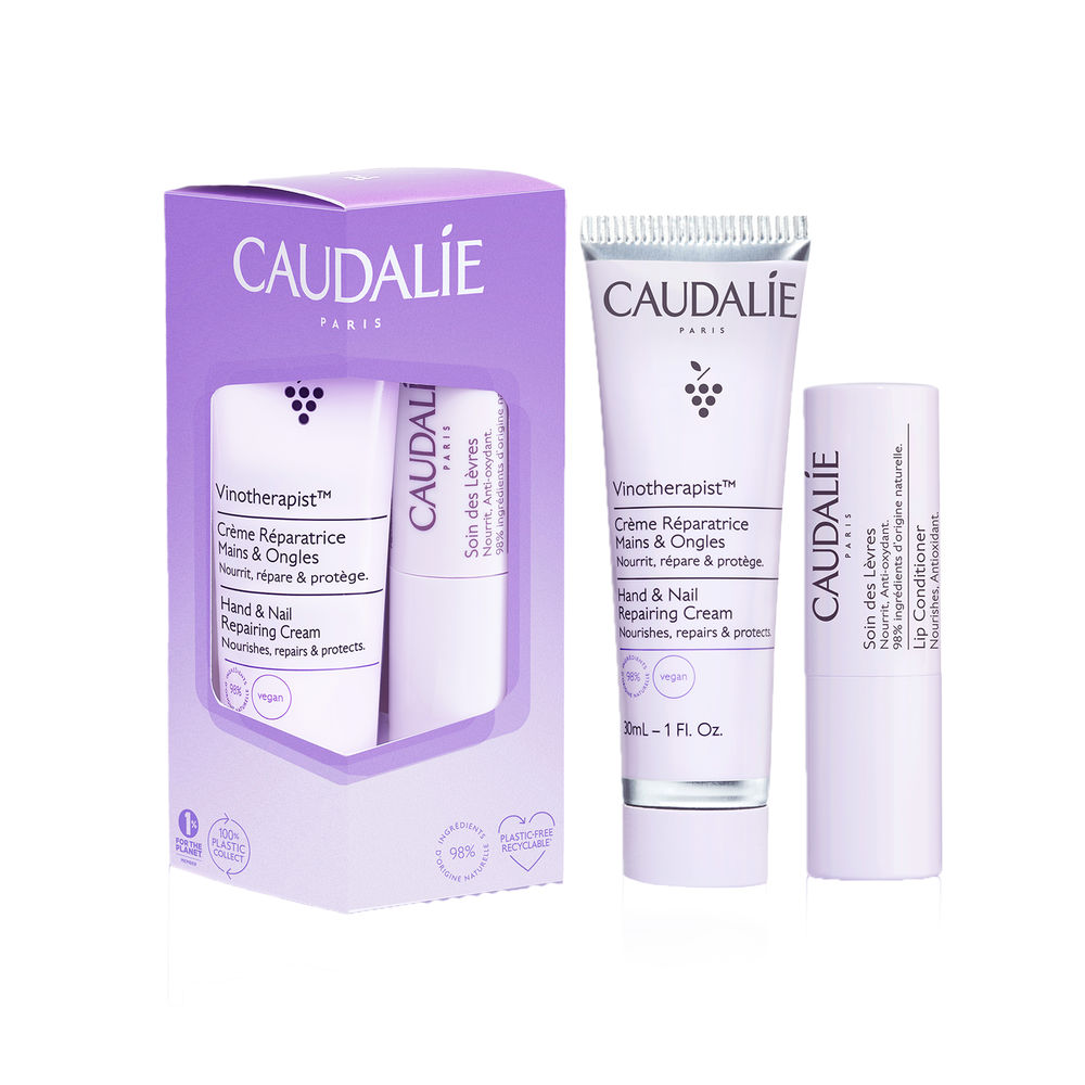 CAUDALIE VINOTHERAPIST HANDS AND LIPS CASE 2 pcs