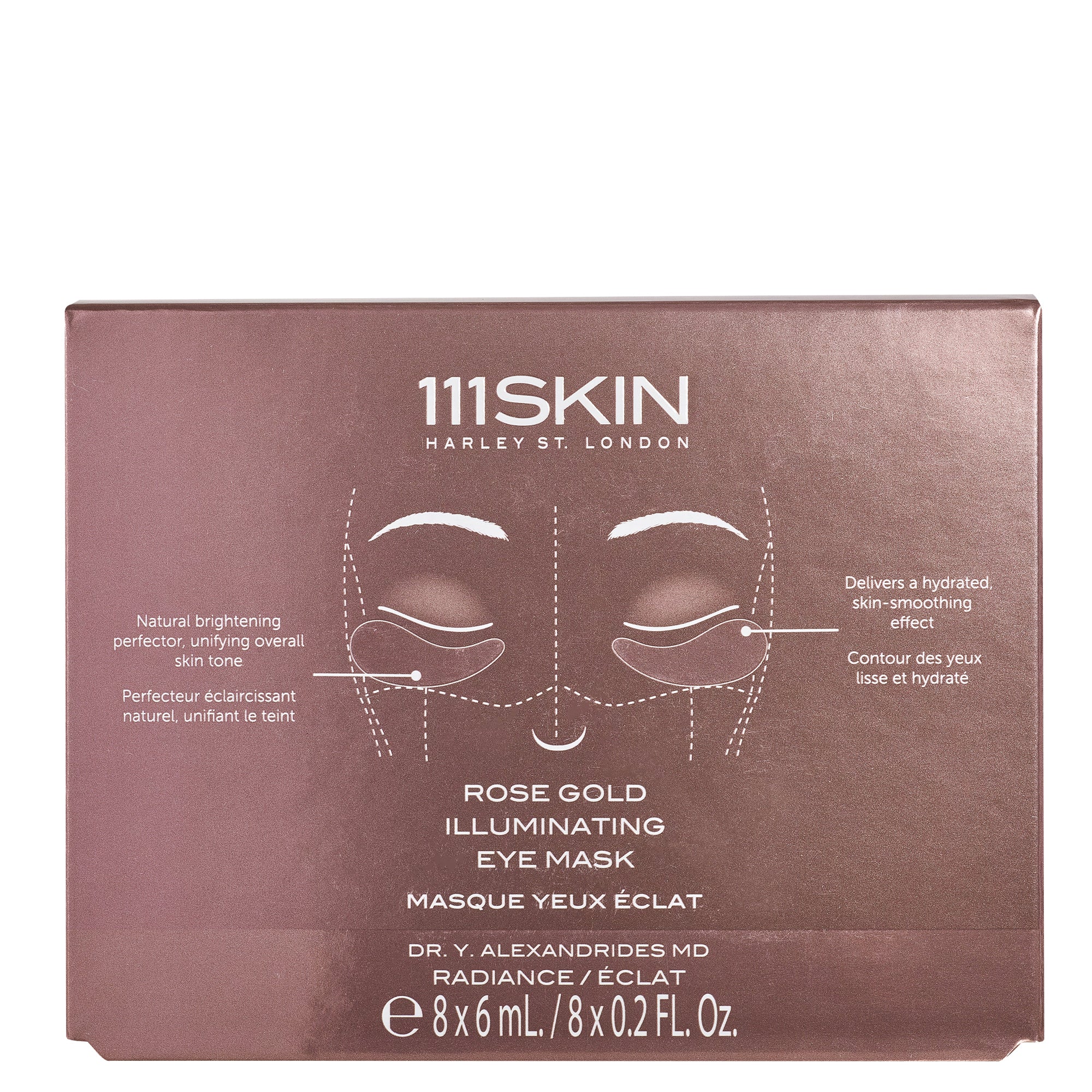 111Skin Rose Gold Illuminating Eye Mask Set 8x6ml   set x 48 ml