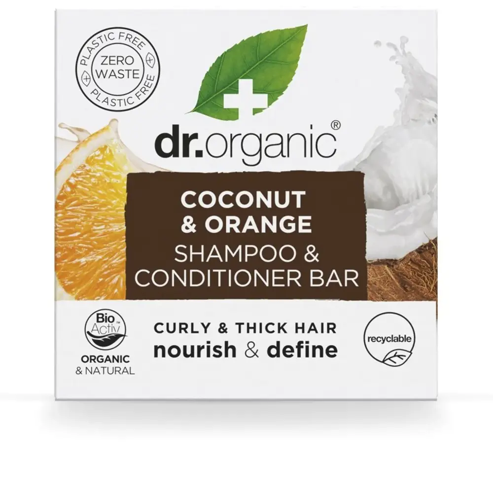 DR. ORGANIC COCO AND ORANGE shampoo and conditioner sódilo 75 gr