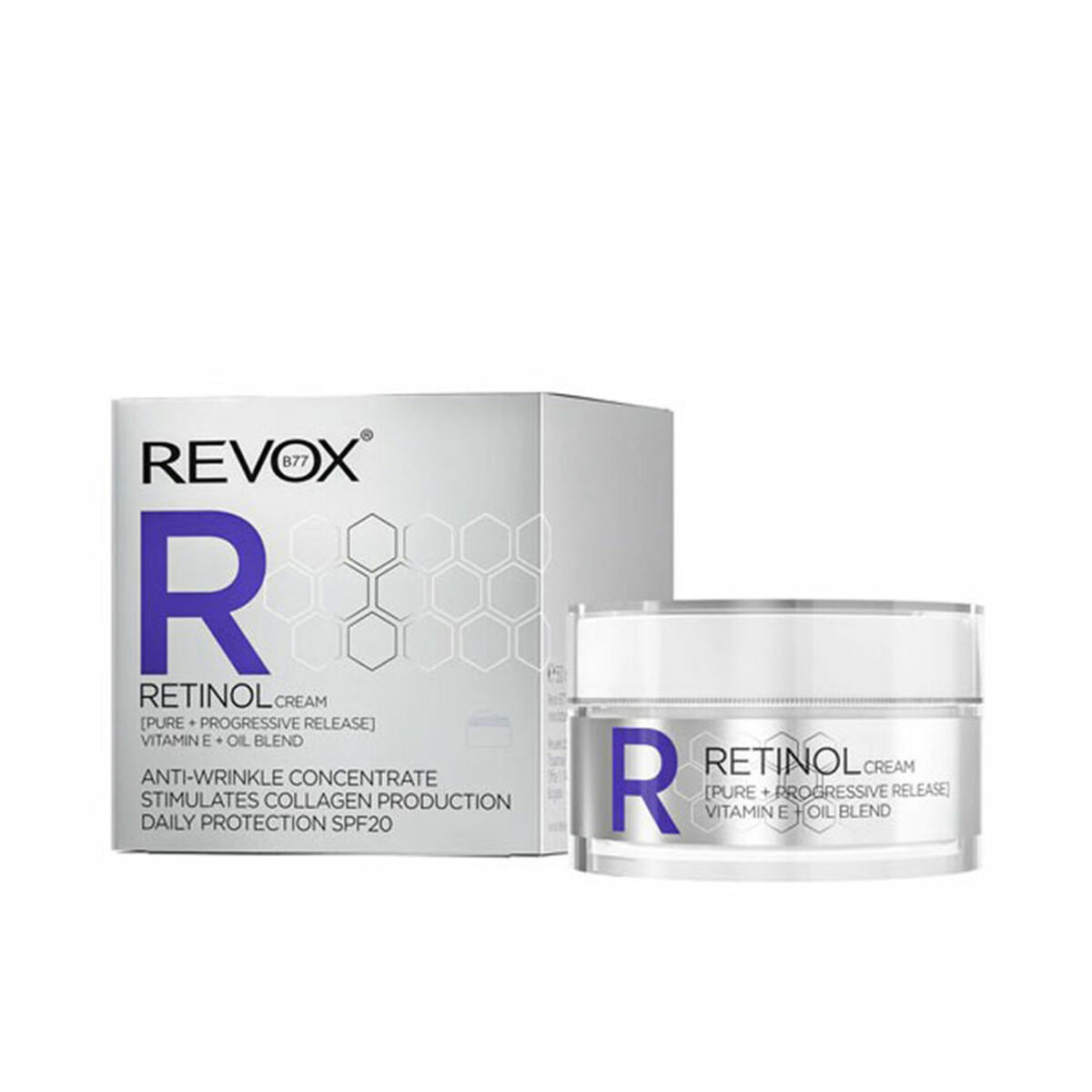 Revox Κρέμα Προσώπου Ημέρας με SPF20 για Ανάπλαση με Ρετινόλη & Κολλαγόνο 50ml