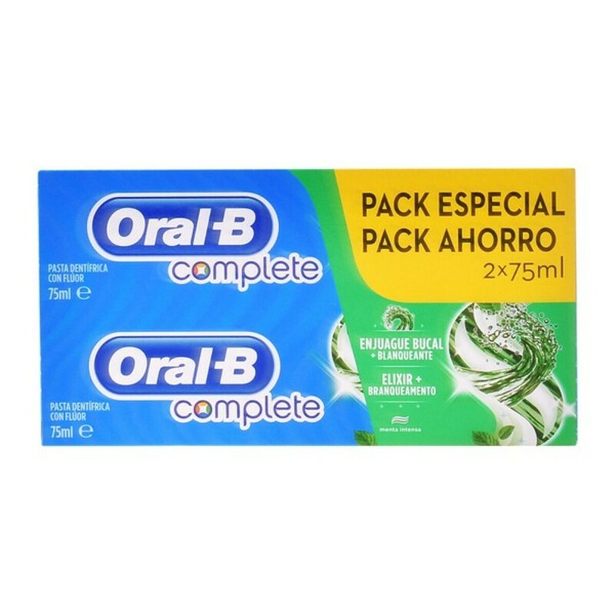 Oral-B Complete Mouthwash & Whitening 2x 75ml