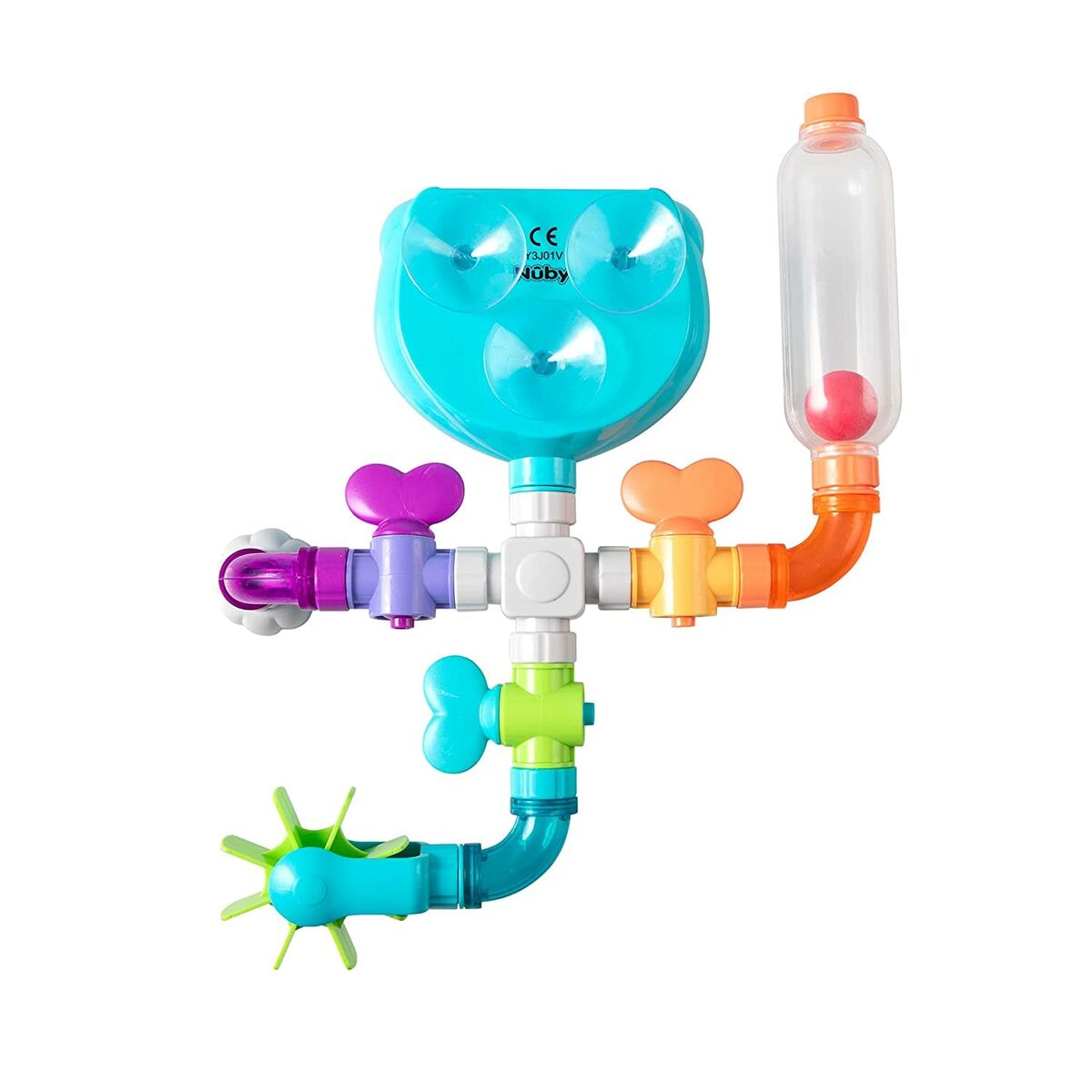 NÛBY CRAZY TUBES bath toy 18m+ 1 u