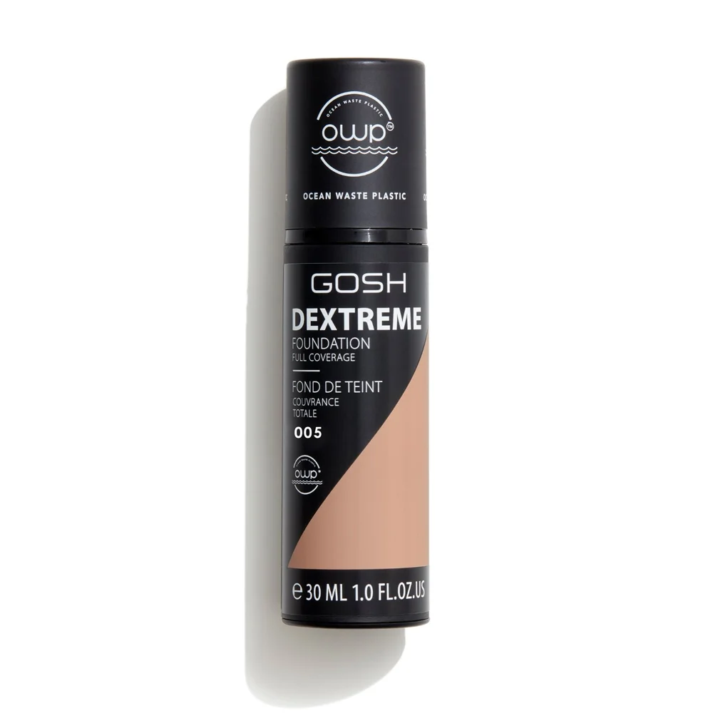 Gosh Dextreme Full Coverage Foundation 005-beige  30 ml