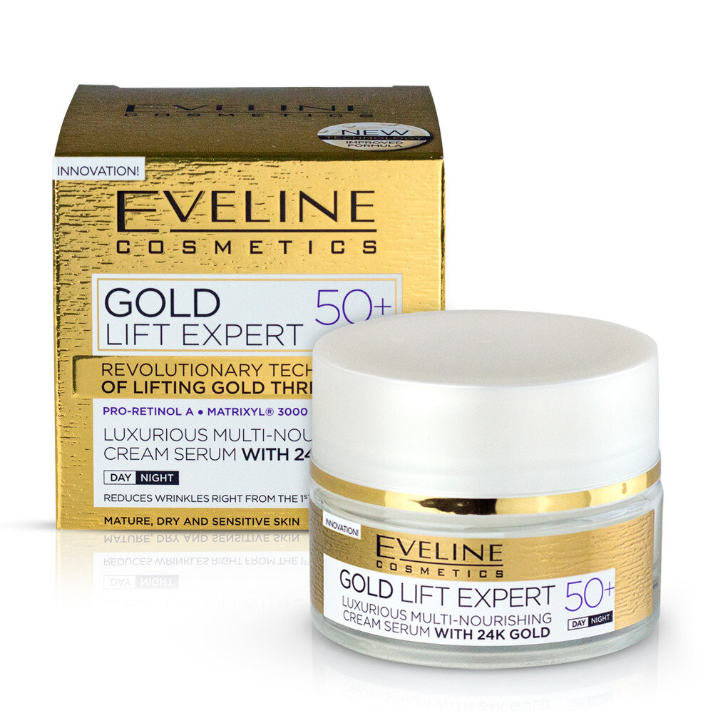 EVELINE  GOLD LIFT EXPERT DAY AND NIGHT CREAM 50+ 50ML