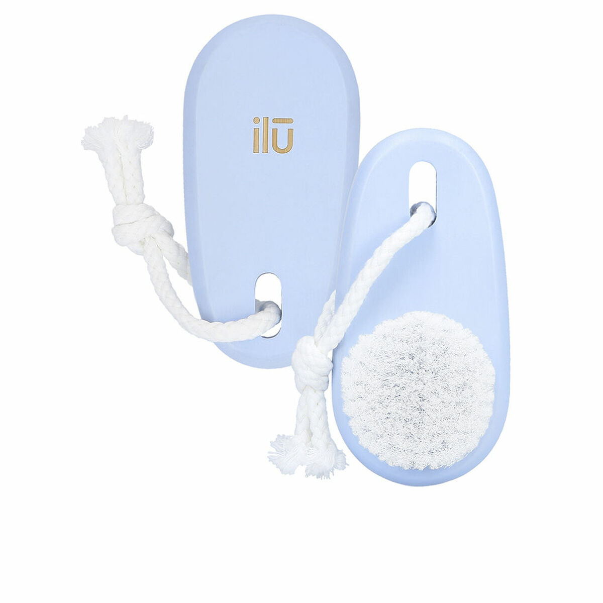 ILŪ BAMBOOM facial cleansing brush #true blue 1 u