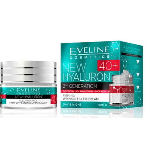 EVELINE HYALURON CLINIC DAY AND NIGHT CREAM 40+ 50ML