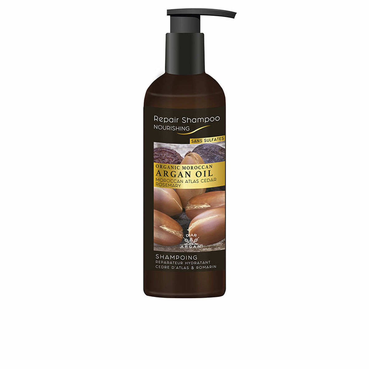 Diar Argan Σαμπουάν Αναδόμησης/Θρέψης 200ml Atlas cedar