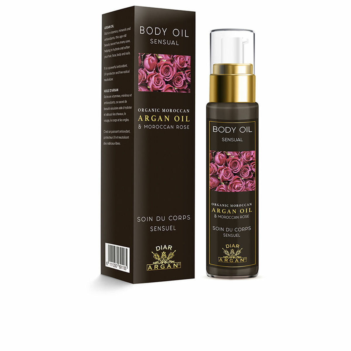 DIAR ARGAN SENSUAL BODY OIL argan and Moroccan rose 50 ml