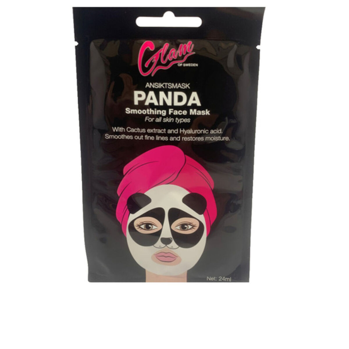 Glam of Sweden Μάσκα Προσώπου  Panda Smoothing Face Mask #panda 24 ml
