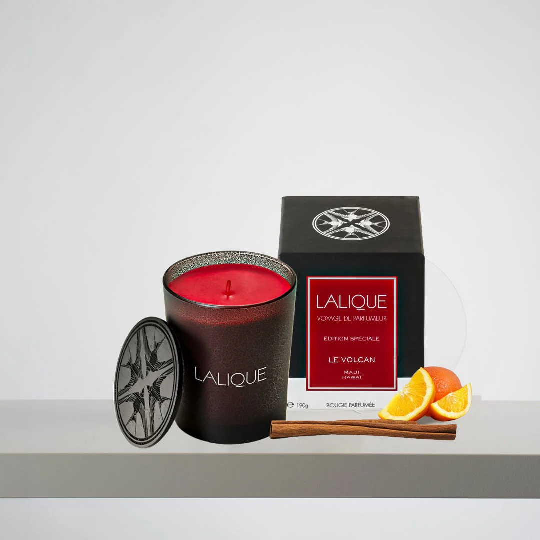Lalique Scented Candle Le Volcan - Maui - Hawai - Special Edition   190 g