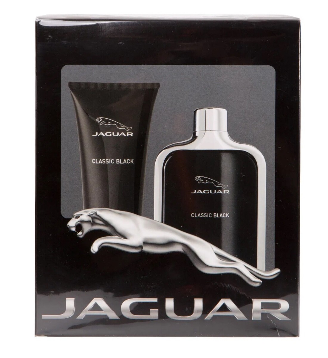 Jaguar Classic Black M Set - EdT 100 ml + bath and shower gel 200 ml