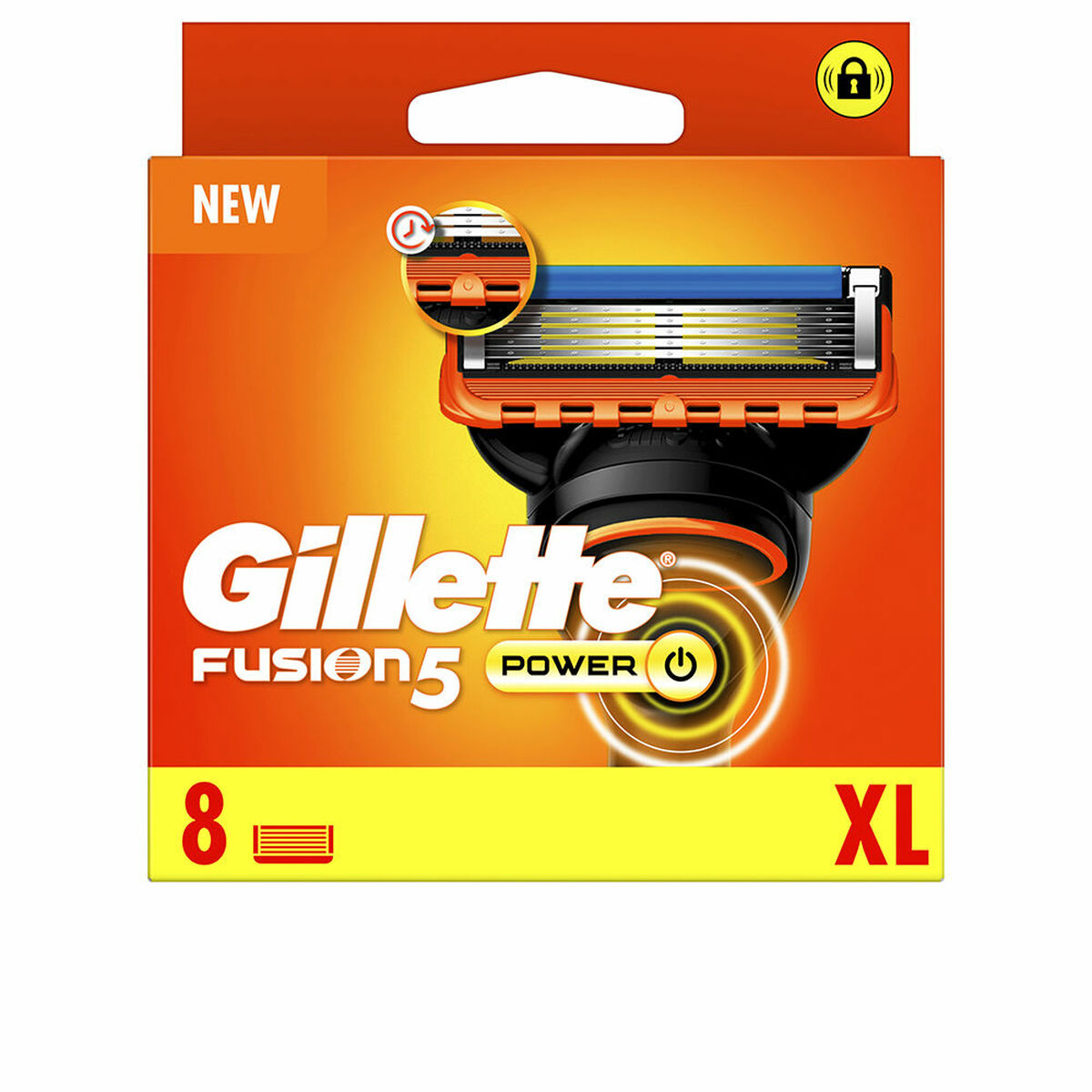 GILLETTE FUSION 5 POWER charger 8 refills