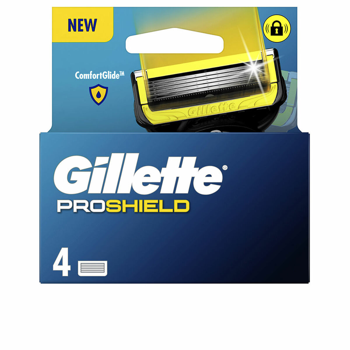 GILLETTE PROSHIELD charger 4 refills