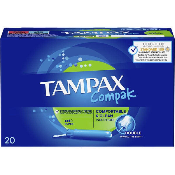 TAMPAX TAMPAX COMPAK tampón super 20 u