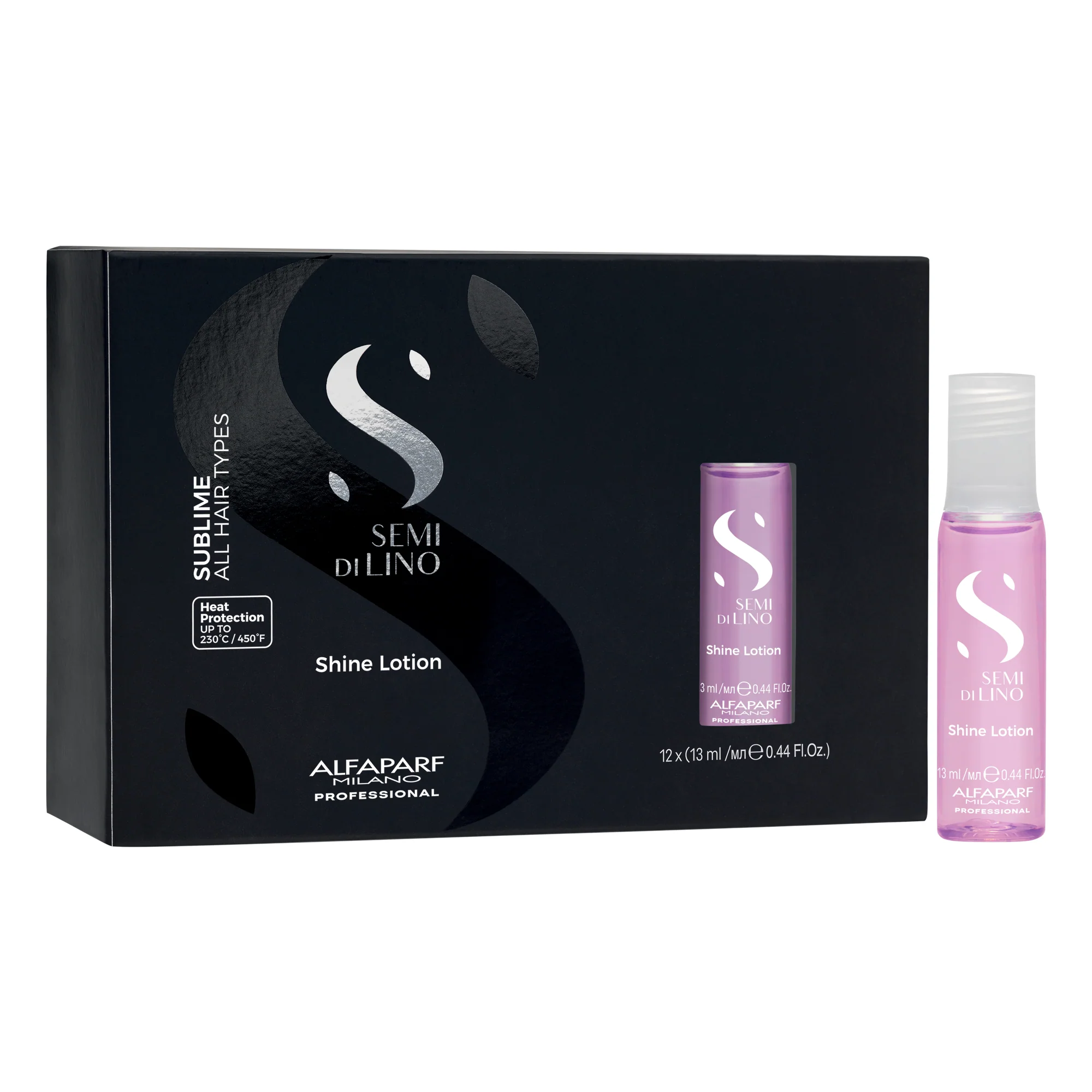 Alfaparf Semi Di Lino Shine Lotion Set 12x13ml  set x 156 ml