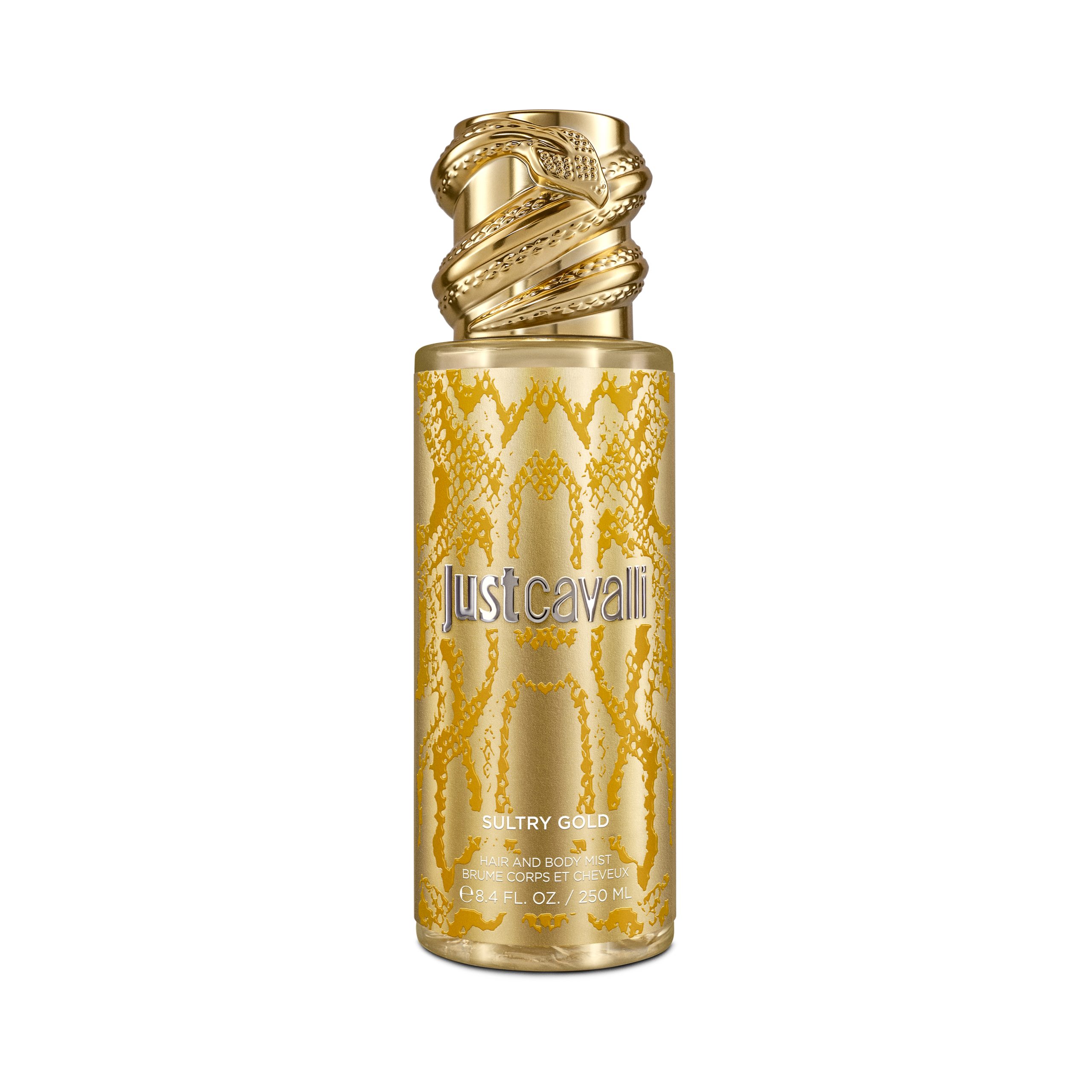 ROBERTO CAVALLI SULTRY GOLD hair and body mist 250 ml