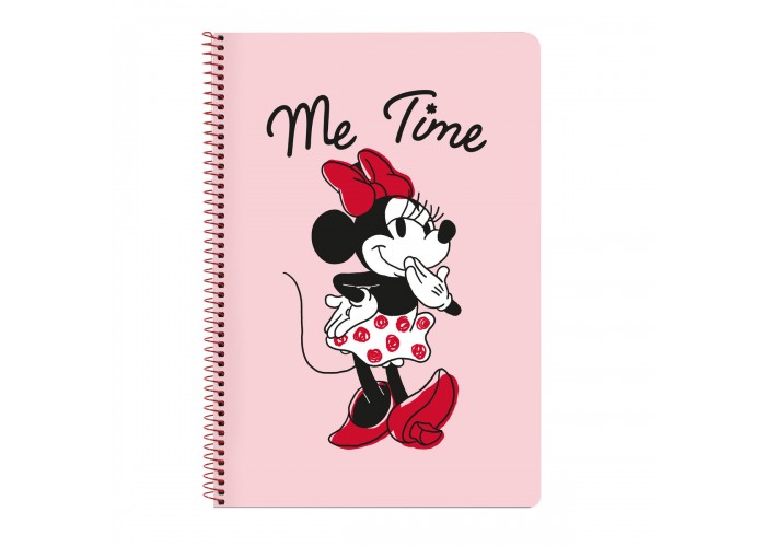 Σημειωματάριο Minnie Mouse Me time Pink A4 80 φύλλα
