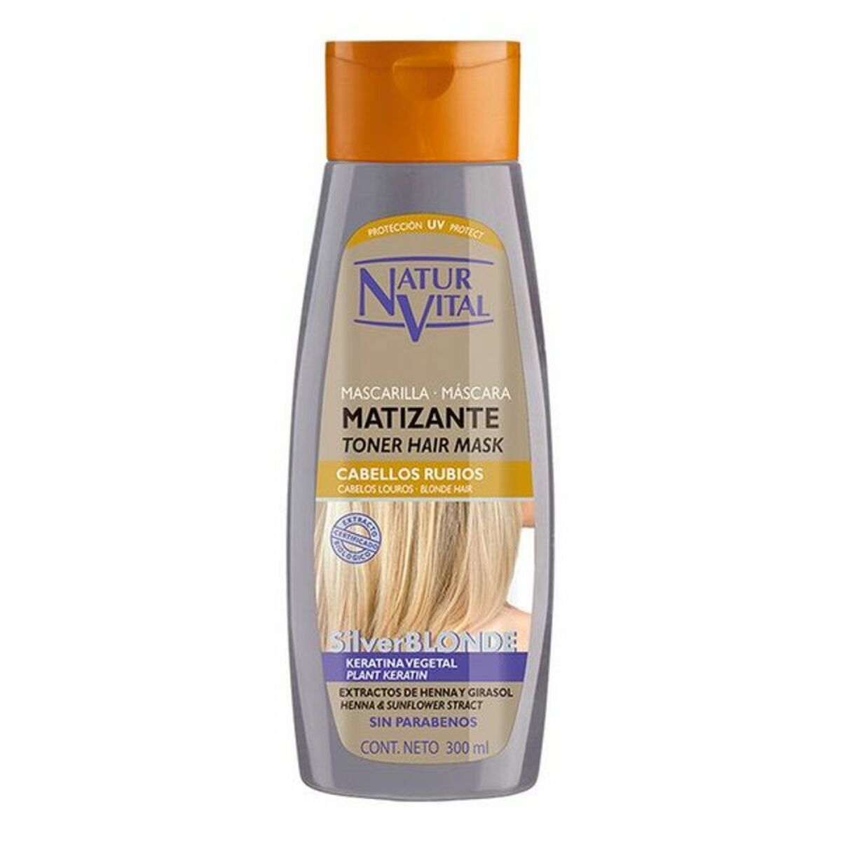 NATUR VITAL mask MATIZANTE silver blonde 300 ml