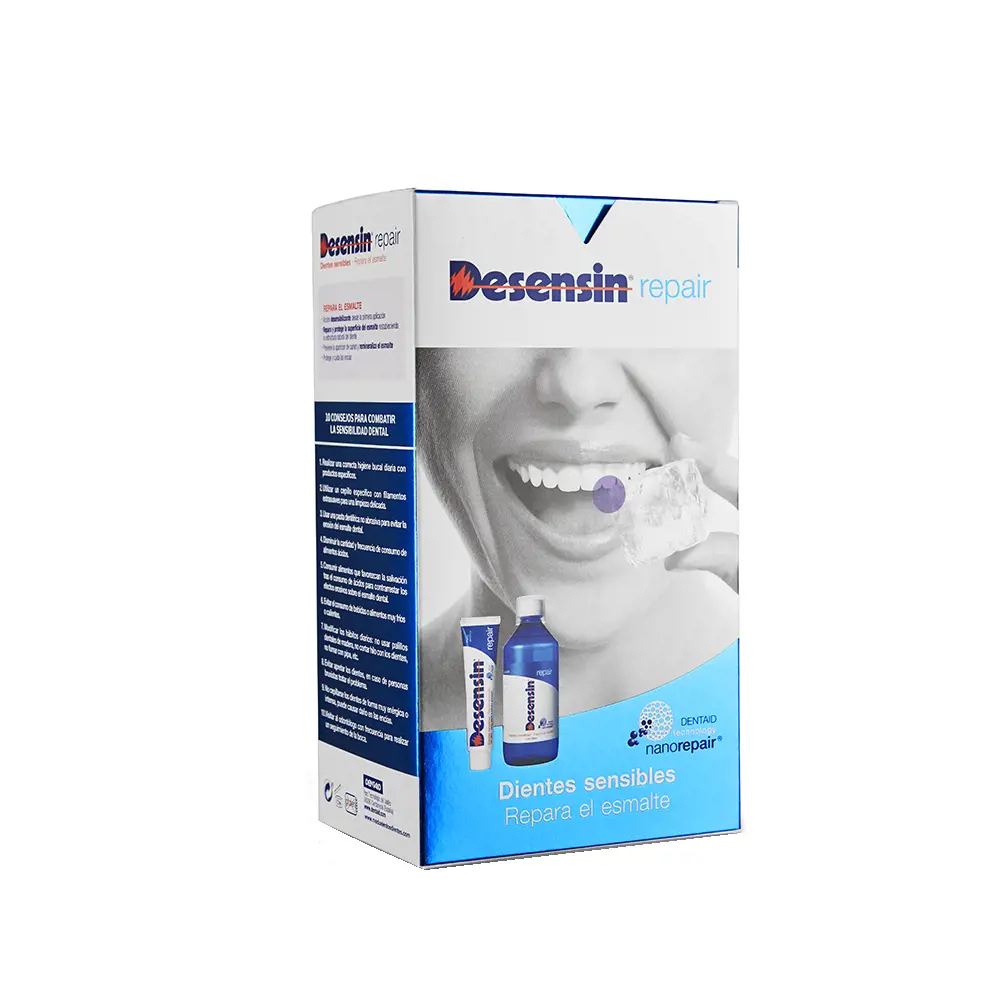 DESENSIN ΦΡΟΝΤΙΔΑ ΕΥΑΙΣΘΗΤΩΝ ΔΟΝΤΩΝ LOT 2 pcs Toothpaste 75 ml + Mouthwash 500 ml