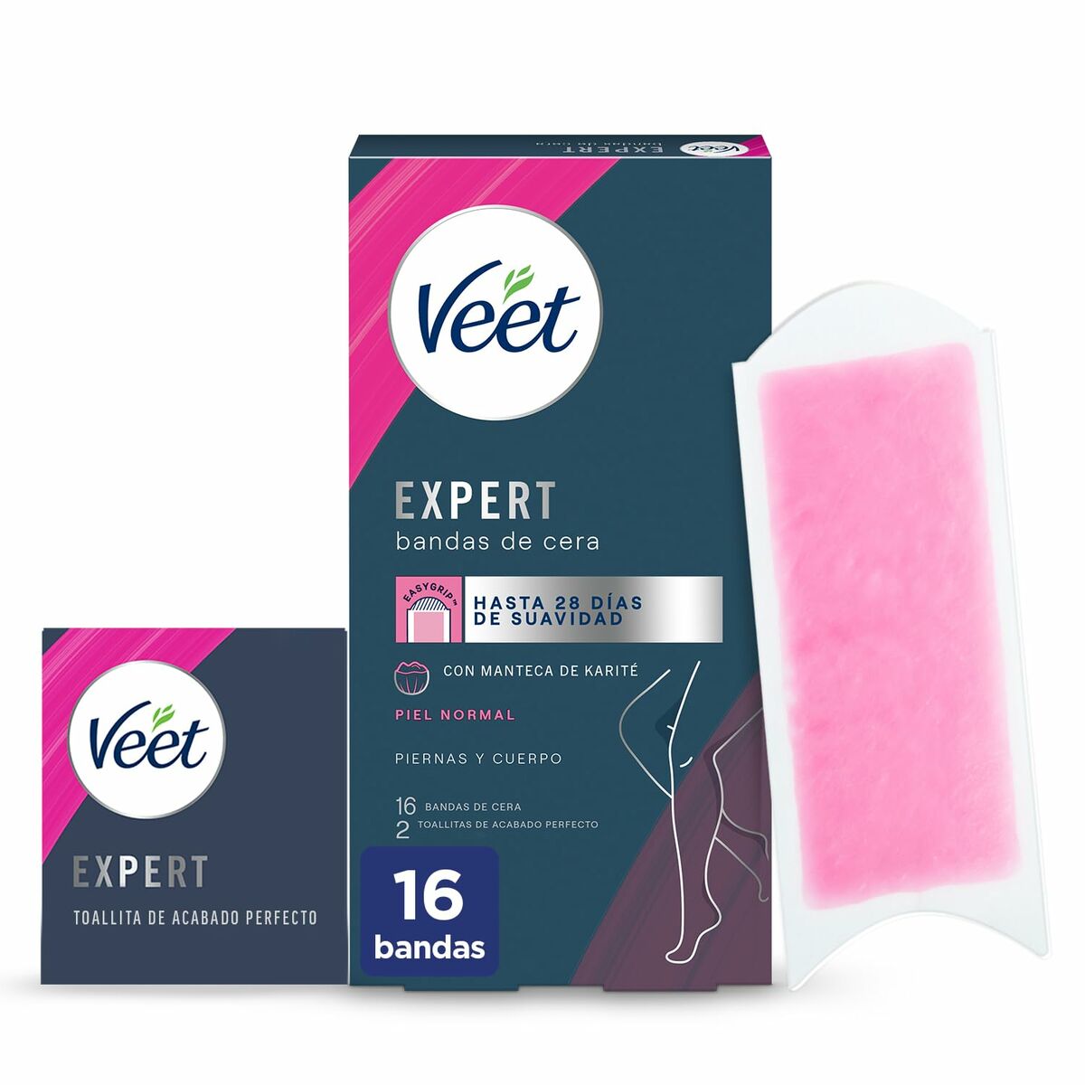 VEET EXPERT BODY wax strips normal skin 16 u