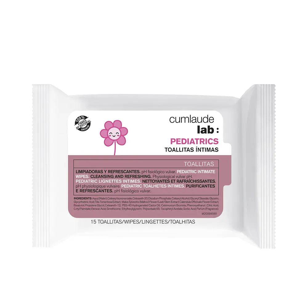 CUMLAUDE LAB PEDIATRIC intimate wipes 15 units