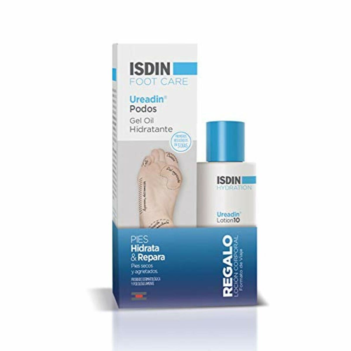ISDIN MOISTURIZES AND REPAIRS UREADIN LOT 2 pcs Foot care