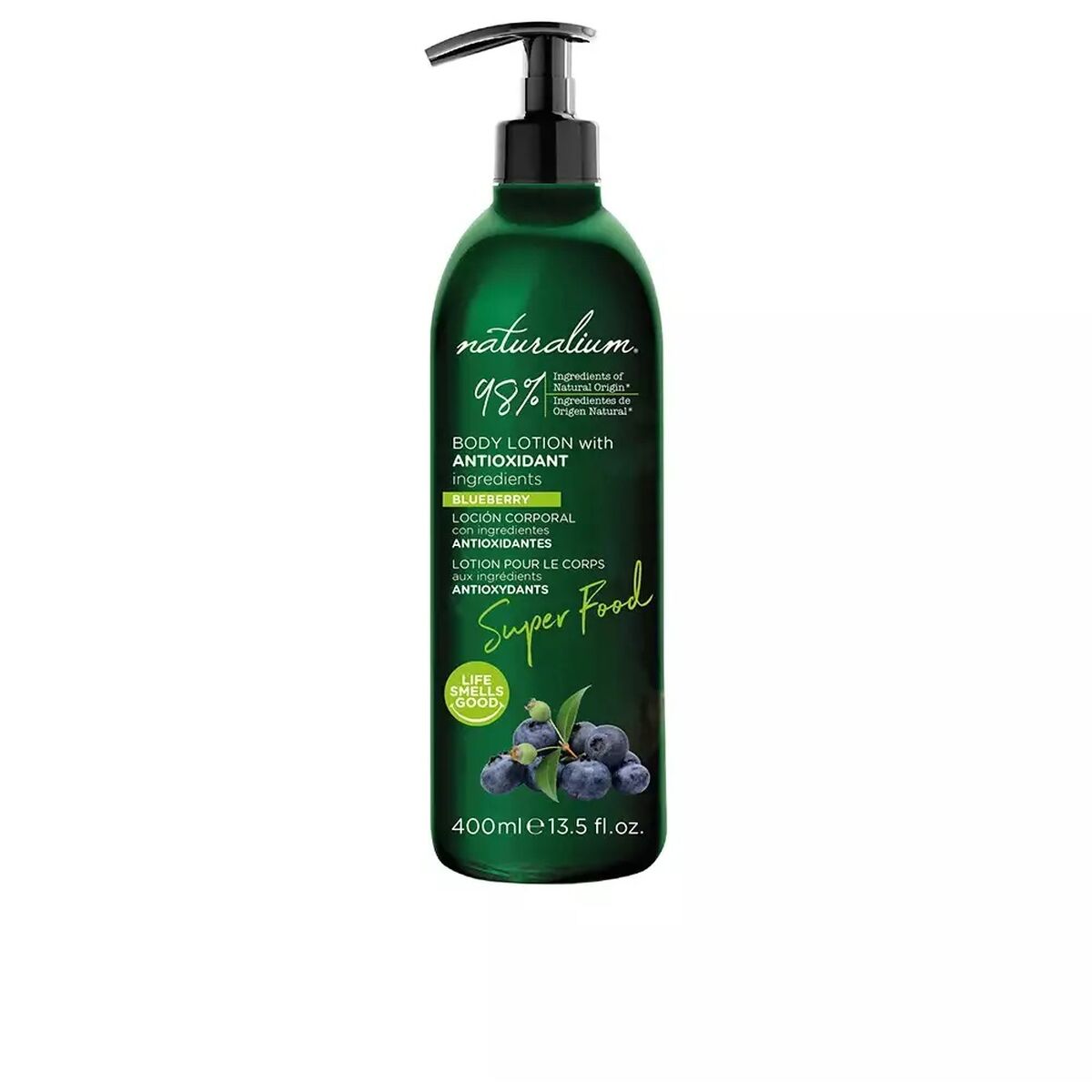 NATURALIUM SUPER FOOD blueberry antioxidant body lotion 400 ml