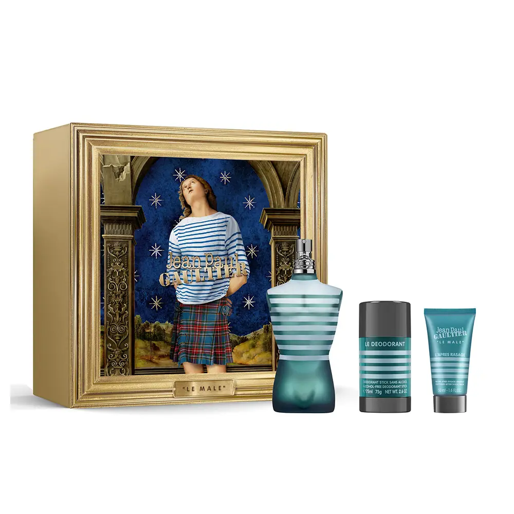 JEAN PAUL GAULTIER LE MALE CASE 3 pcs