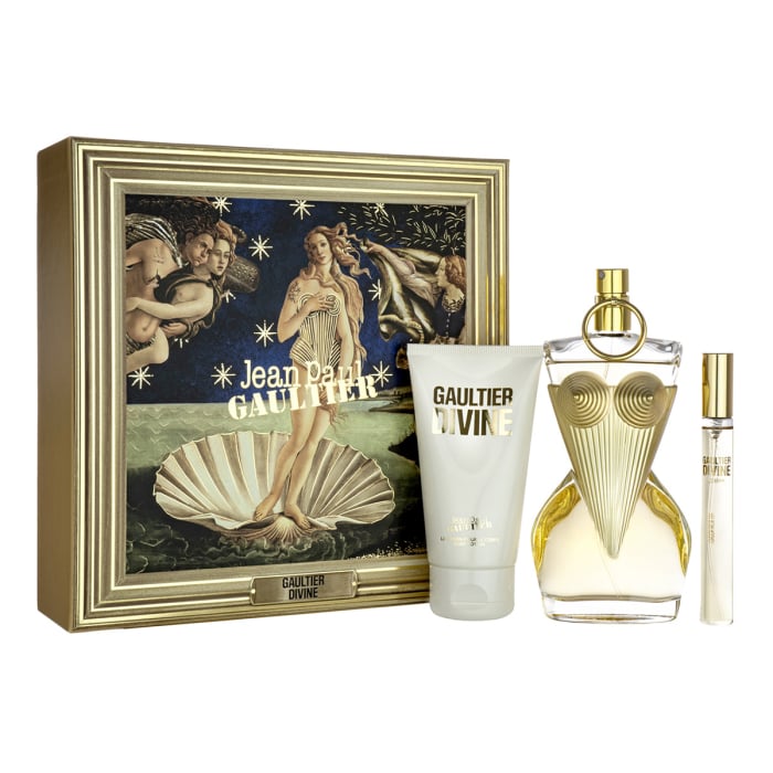 JEAN PAUL GAULTIER GAULTIER DIVINE 3-piece case Eau de Parfum spray 100 ml + Body Lotion 75 ml + Eau de Parfum spray 10 ml