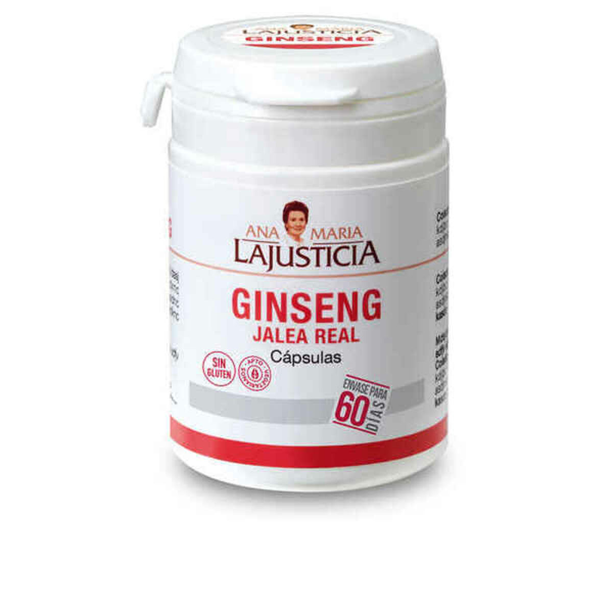 ANA MARÍA LAJUSTICIA GINSENG con jalea real 60 cápsulas