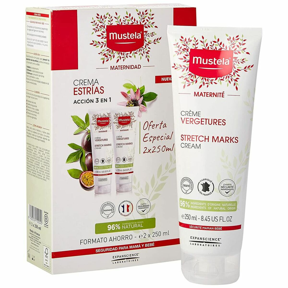 MUSTELA MATERNITÉ stretch mark prevention cream 2 x 250 ml