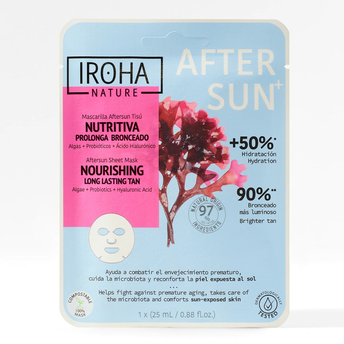 IROHA ALGAE nourishing long lasting tan 1 u