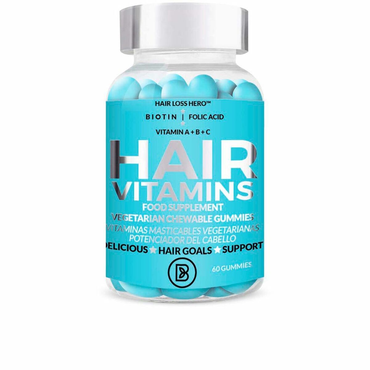 BIOVÈNE HAIR VITAMINS food supplement vegetarian chewable gummies 60 u