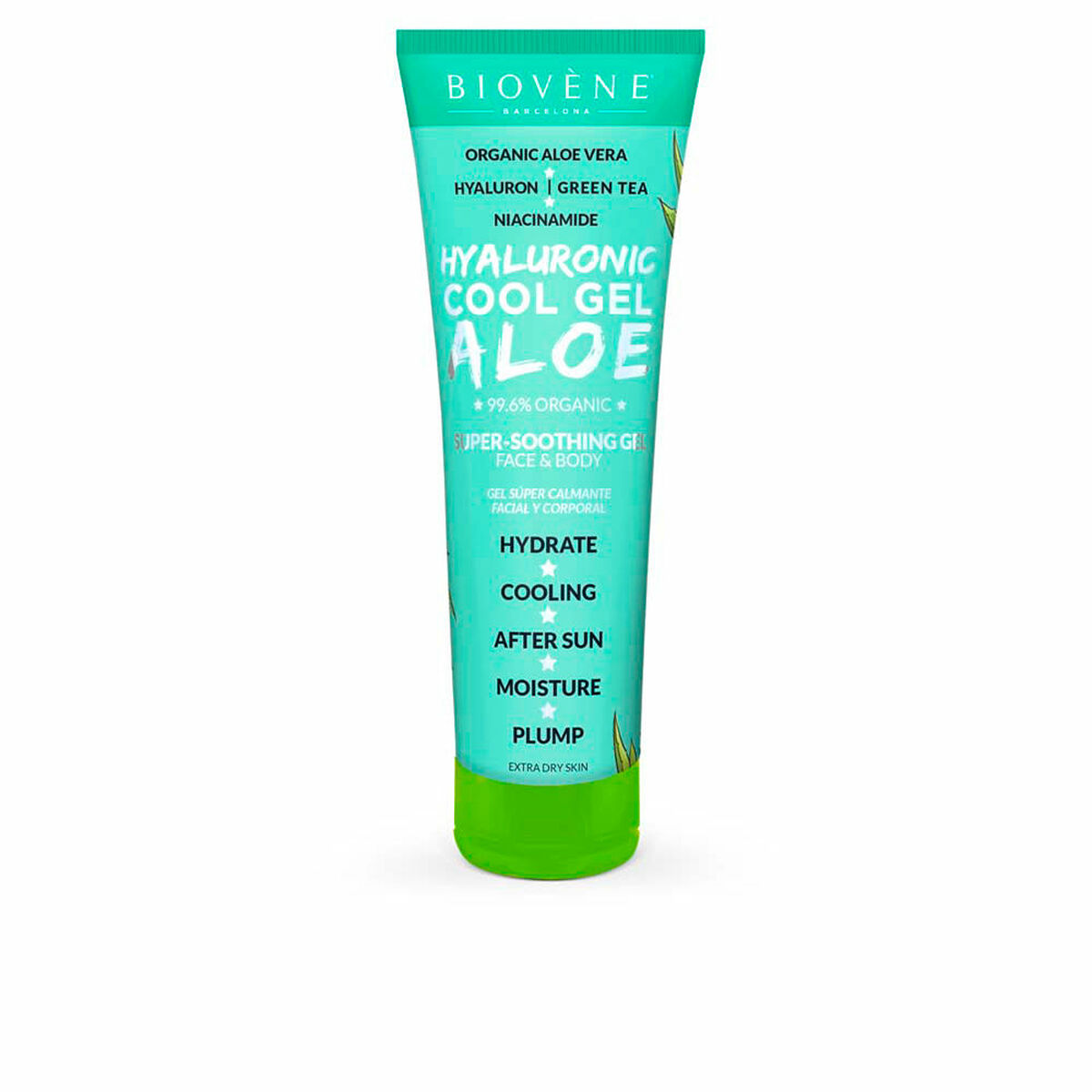 BIOVÈNE HYALURONIC COOL GEL ALOE super-soothing gel face & body 200 ml